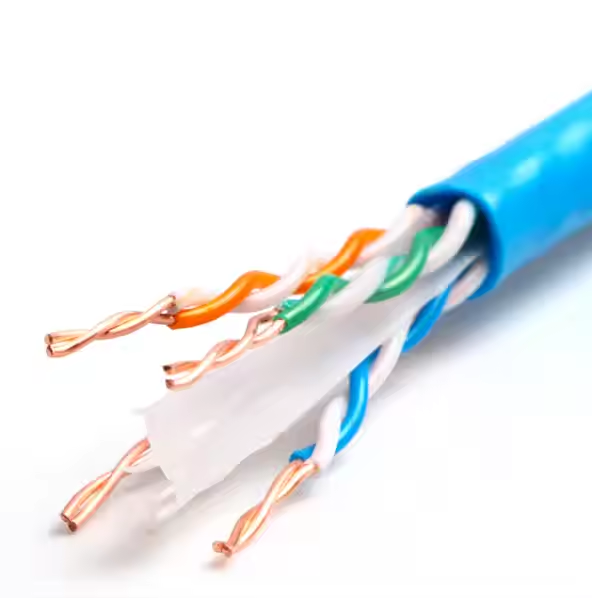 550MHz 23AWG Solid Bare Copper UTP FTP SFTP CAT5 CAT5E Cat6 CAT6A CAT7 CAT8 Network Cable Shielded 305M 1000ft
